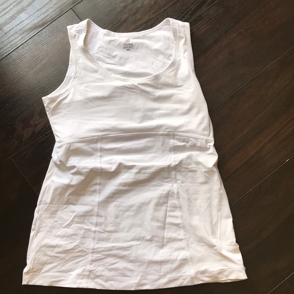 EUC Soma White Work Out Tank Small - Picture 1 of 3